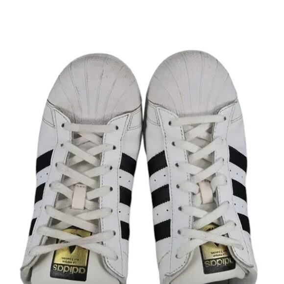 Adidas Shoes Mens 8 Sneakers Superstar Lifestyle Casual Athletic White Black Low main image 12